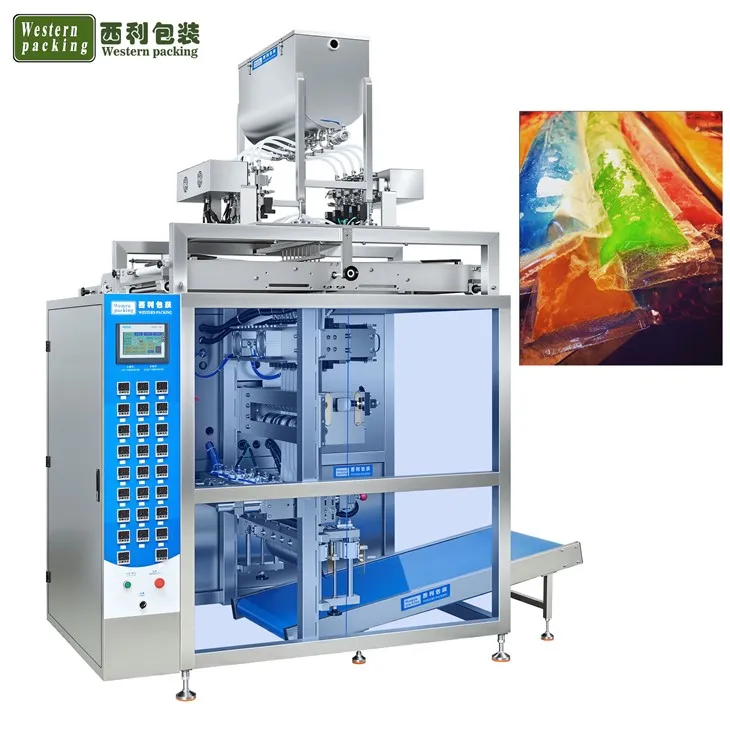 Mesin Pembungkusan Kayu Jeli Berbilang Laluan